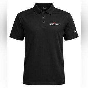 Nike Golf Dri-Fit Polo Shirt 🏌🏻‍♂️⛳️👕 (Muscle Milk - Protein Shakes)